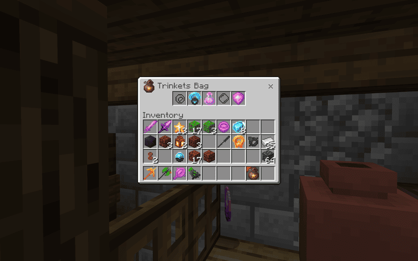 Trinkets Bag inventory