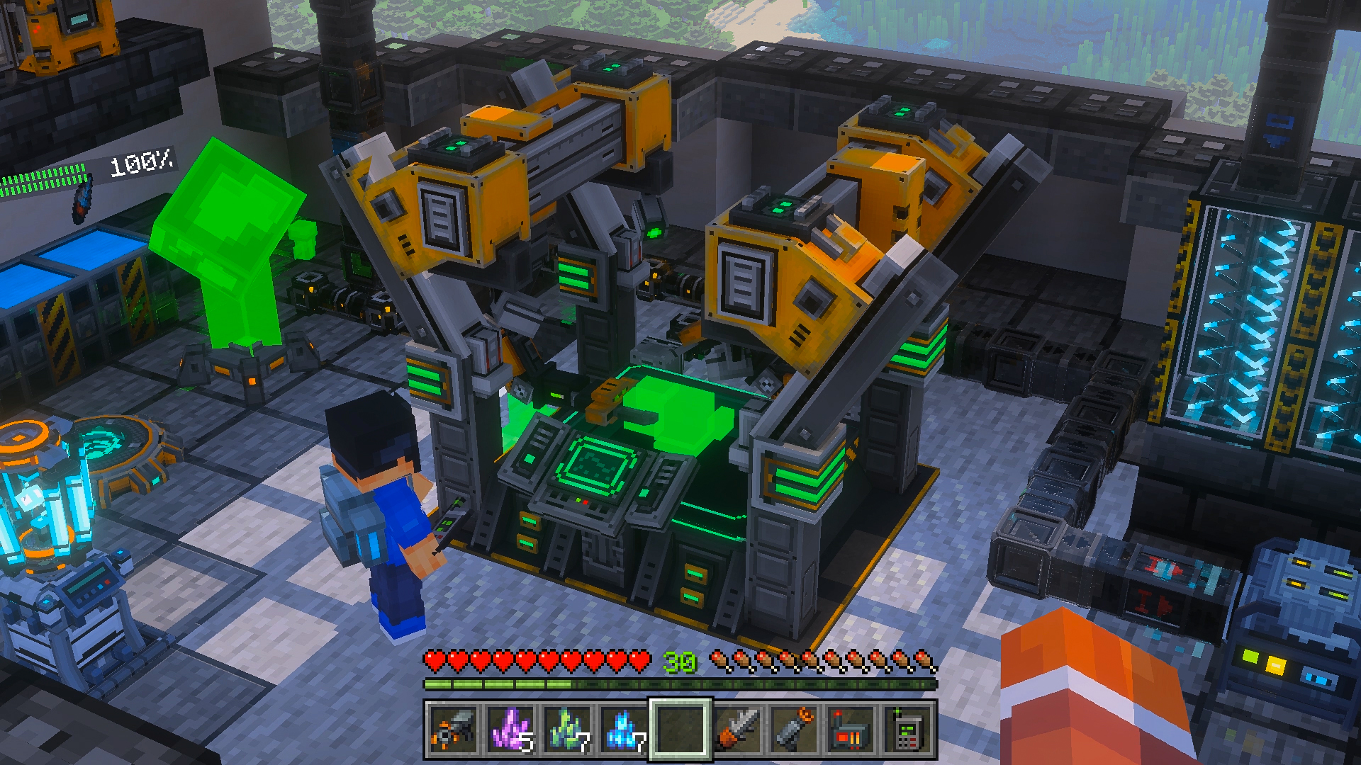 Inspecting a powered machine on a live energy network